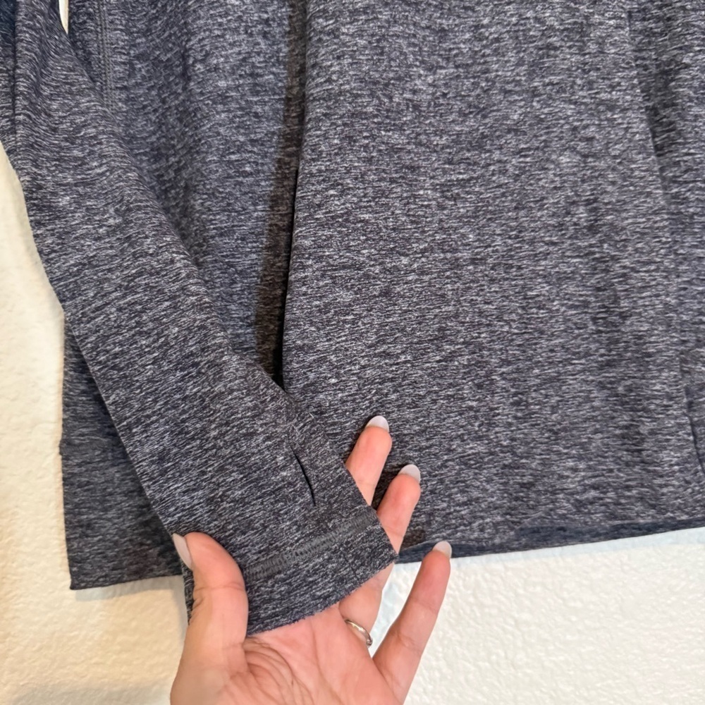 Lululemon Athletica Women's Make A Move Long Sleeve in Heathered Black - Picture 6 of 12